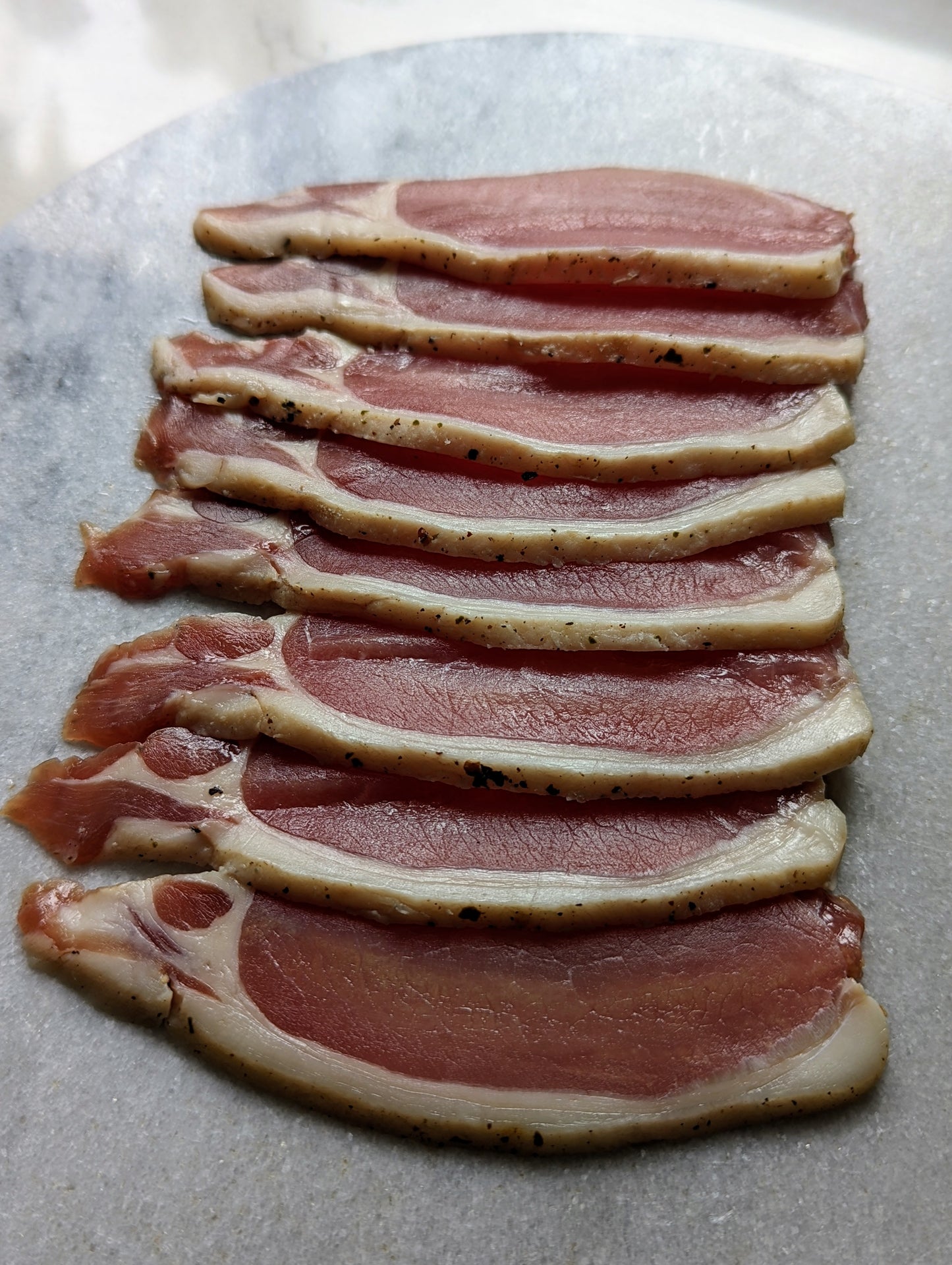 Higher-Welfare Traditionally Cured Unsmoked Back Bacon