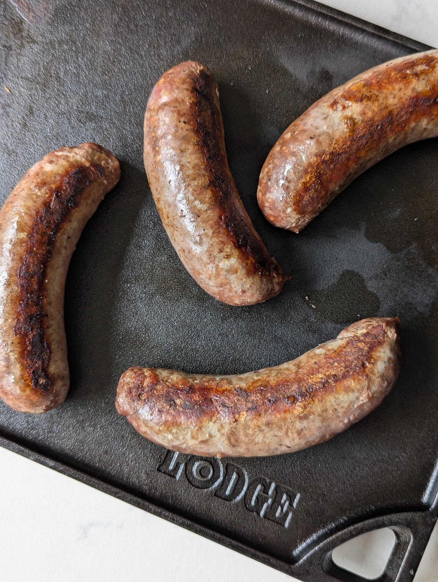 100% Grass Fed Natural Beef & Mustard Sausage