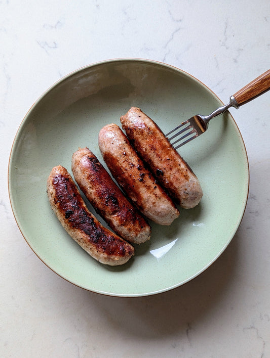 Higher-Welfare Natural Plain Sausages