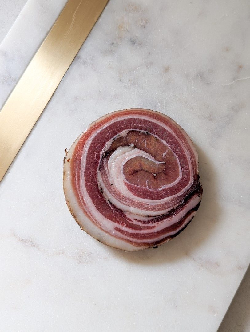 Higher-Welfare Rolled Pancetta