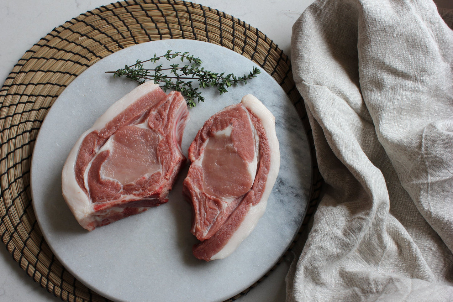 Organic Woodland Pork Rib Chops