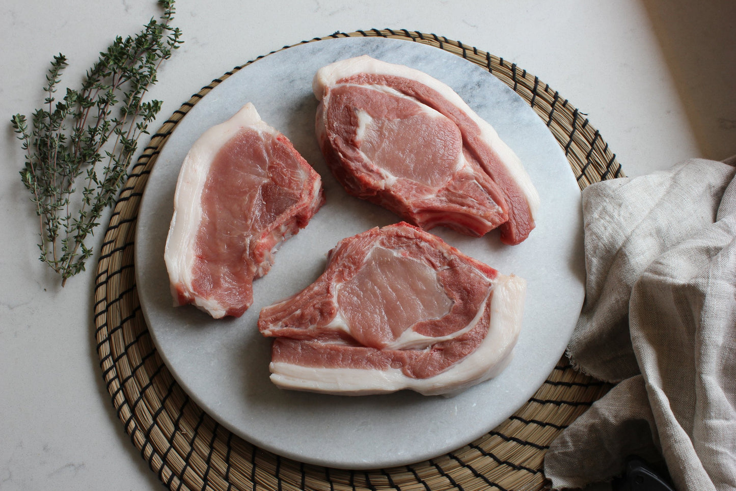 Organic Woodland Pork Rib Chops