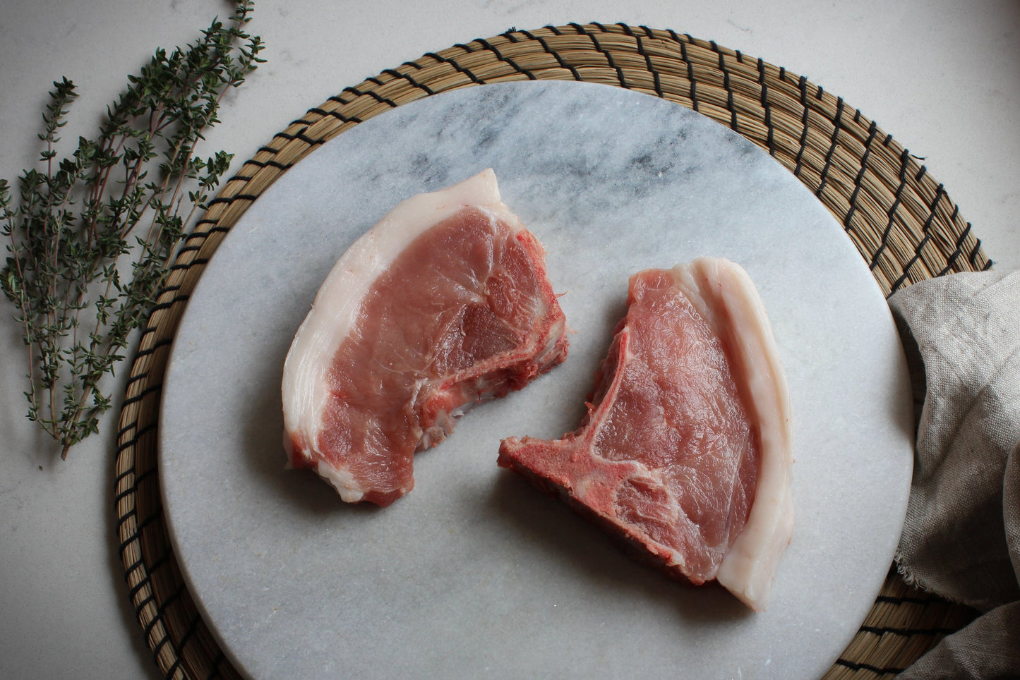 Organic Woodland Pork Loin Chops